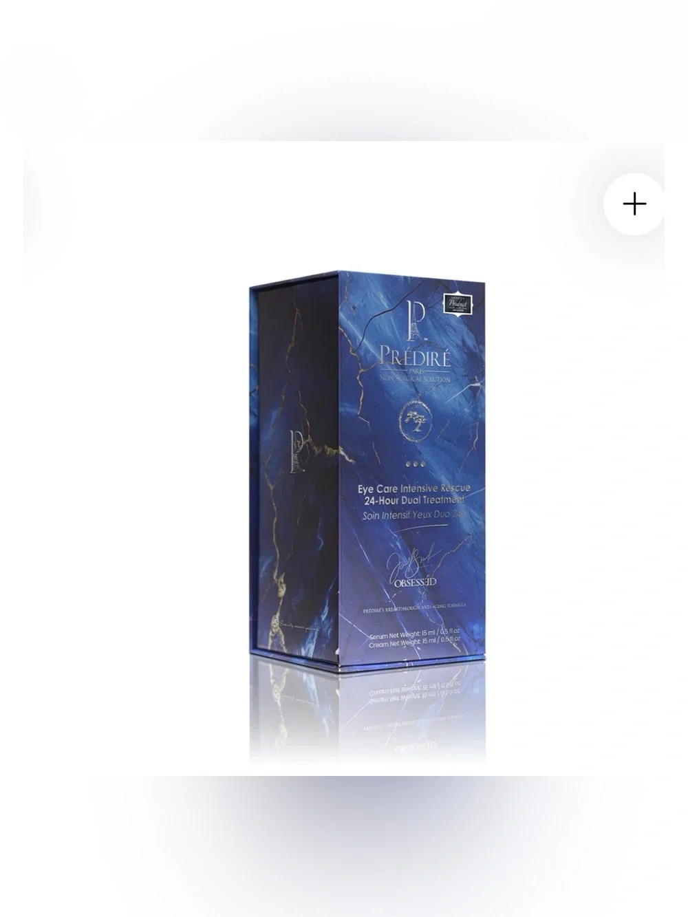 New Predire Paris Eye Care Intensive Rescue Dual Treatment — Blue